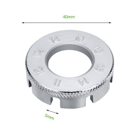 Bike Spoke Nipple Tension Tool Wrench 8 sizes Spanner - Picture 6 of 7